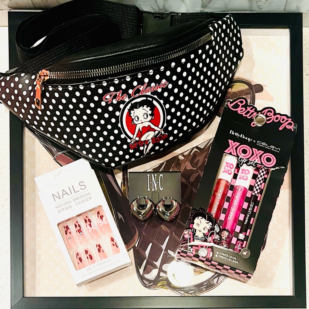 Betty Boop Bum Bag x Celavi Beauty Bundle